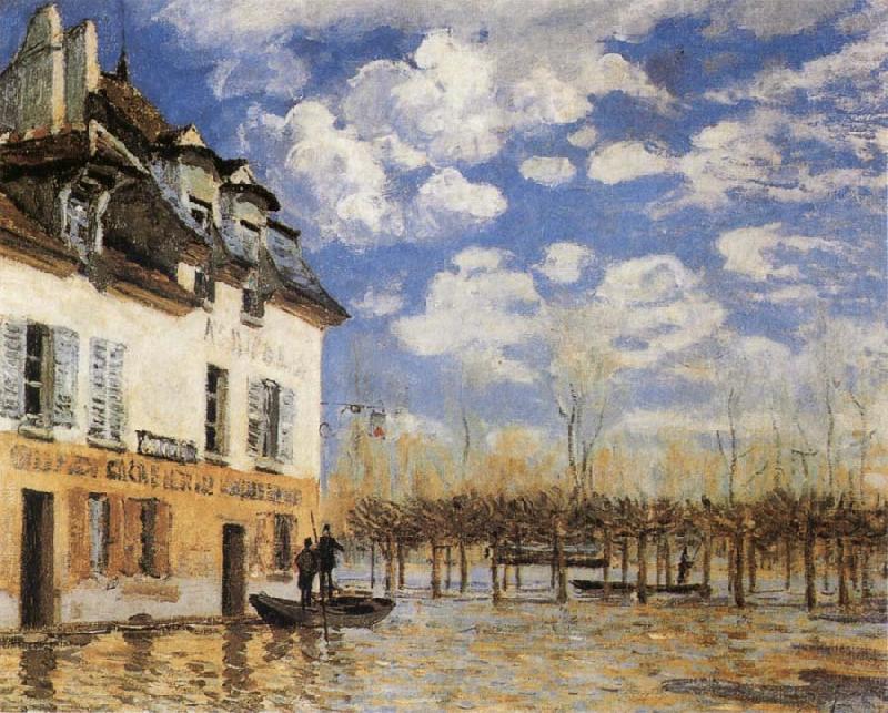 Alfred Sisley The Bark during the Flood china oil painting image